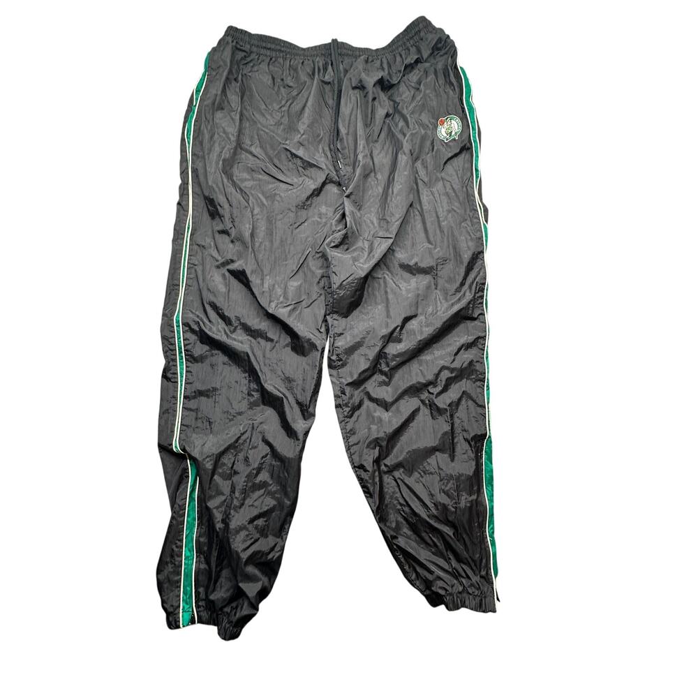 Vintage 90s Logo Athletic Boston Celtics NBA Windbreaker Lined Track Pants XXL